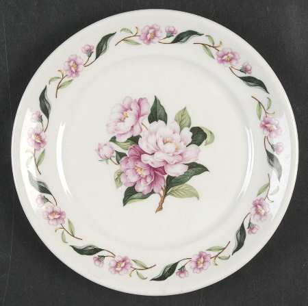 Pink Peony Bread & Butter Plate
