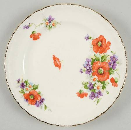 Poppy Salad Plate