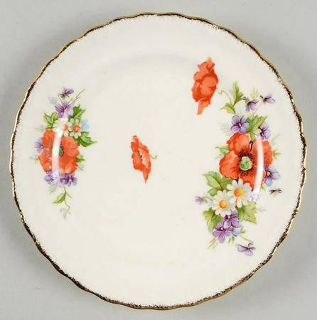 Poppy Bread & Butter Plate