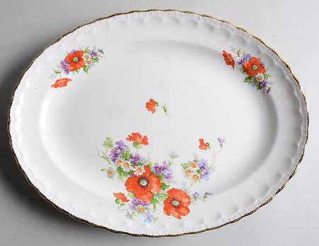 Poppy 13" Oval Serving Platter