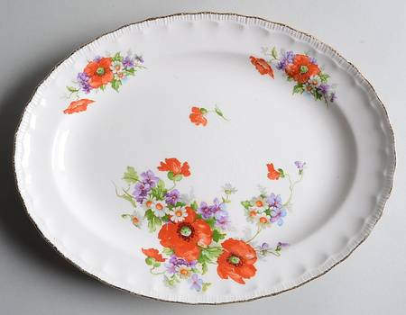 Poppy 11" Oval Serving Platter