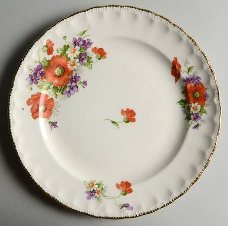 Poppy Salad Plate