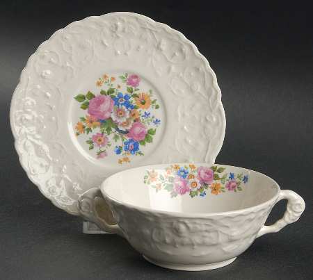 25004 Flat Cream Soup Bowl & Saucer Set