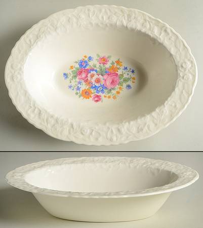 25004 10" Oval Vegetable Bowl