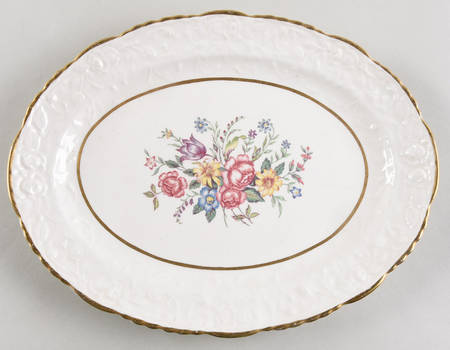 0136 11" Oval Serving Platter