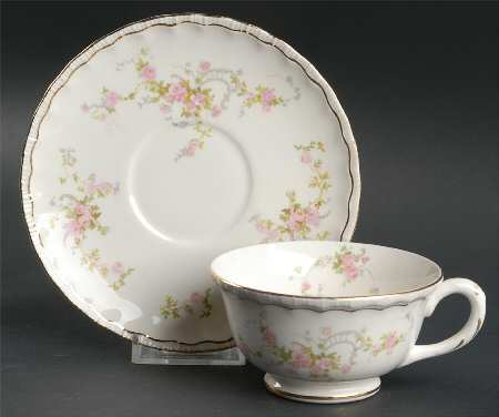 Princess Footed Cup & Saucer Set