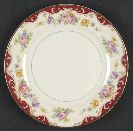 Red Knight Bread & Butter Plate