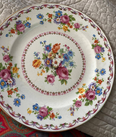 Royal Dresden Bread & Butter Plate