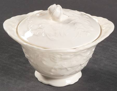 Rose Point Sugar Bowl & Lid