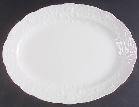Rose Point 15" Oval Serving Platter
