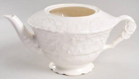 Rose Point Teapot No Lid