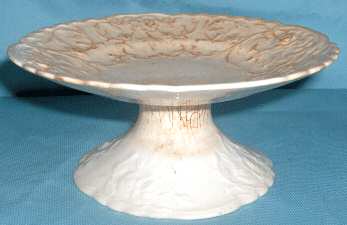 Rose Point Footed Cake Plate