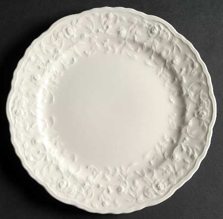 Rose Point Luncheon Plate