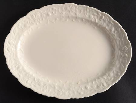 Rose Point 11" Oval Serving Platter
