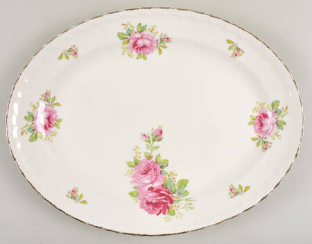 Royal Rose 15" Oval Serving Platter