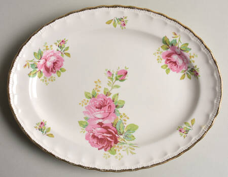 Royal Rose 11" Oval Serving Platter
