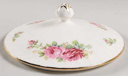 Royal Rose Lid for Round Vegetable