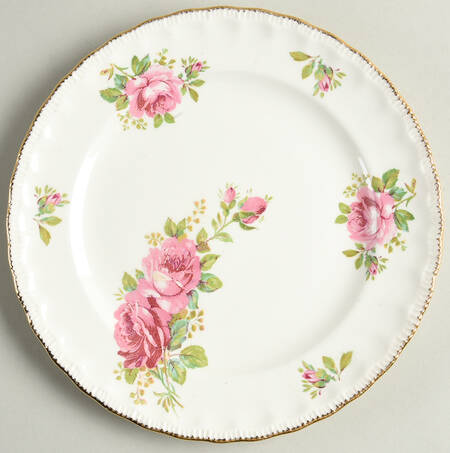 Royal Rose Salad Plate