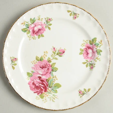 Royal Rose Luncheon Plate