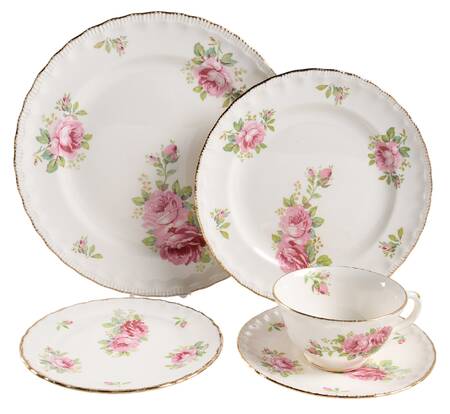 Royal Rose 5 Piece Place Setting