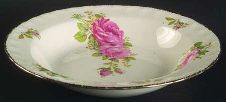 Royal Rose Rim Soup Bowl