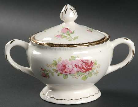 Royal Rose Sugar Bowl & Lid
