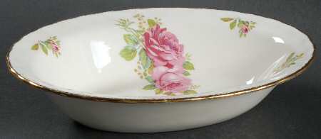 Royal Rose 9" Oval Vegetable Bowl