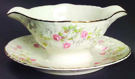 Rosebank Gravy Boat with Attached Underplate