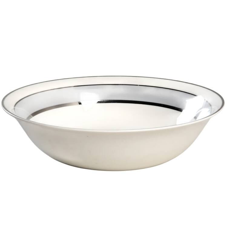 Silver Dawn 9" Round Vegetable Bowl