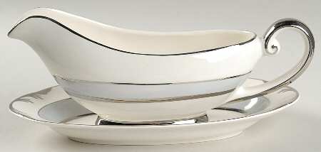Silver Dawn Gravy Boat & Underplate
