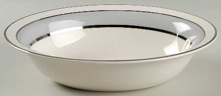 Silver Dawn 9" Oval Vegetable Bowl