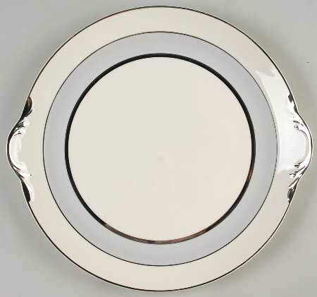 Silver Dawn Handled Cake Plate