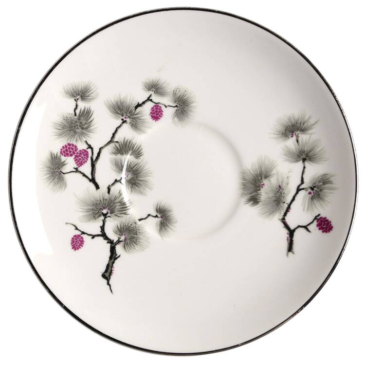 Silver Pine Saucer