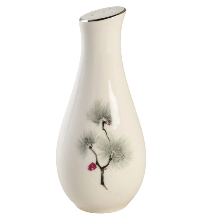Silver Pine Pepper Shaker