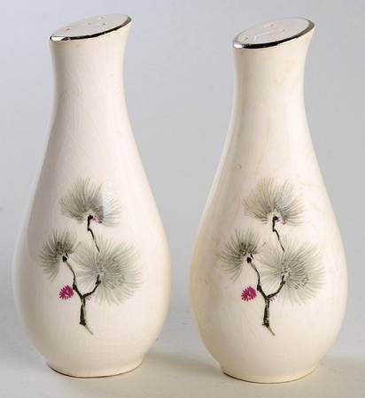 Silver Pine Salt & Pepper Set