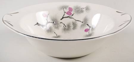 Silver Pine Lugged Cereal Bowl