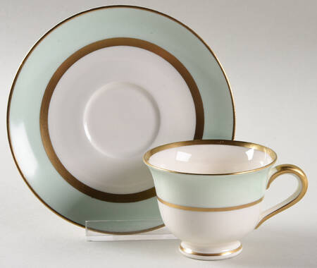 Spring Footed Demitasse Cup & Saucer Set