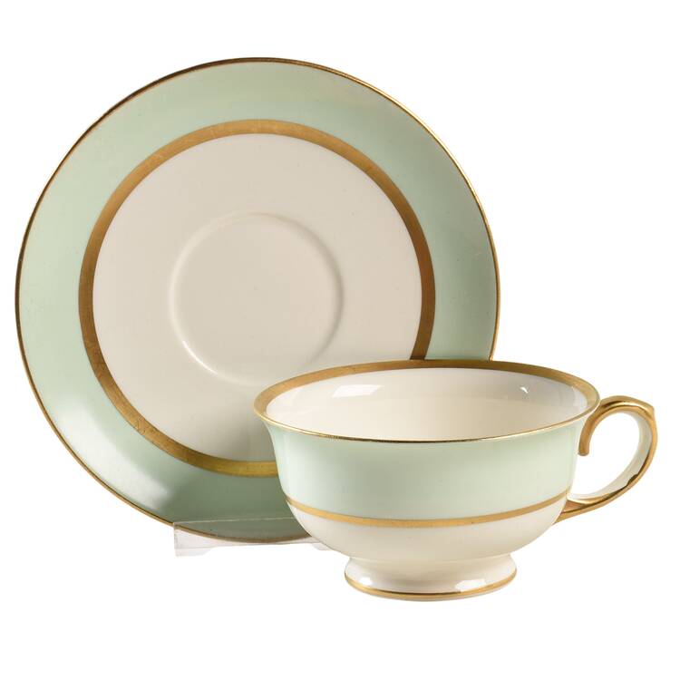 Spring Footed Cup & Saucer Set