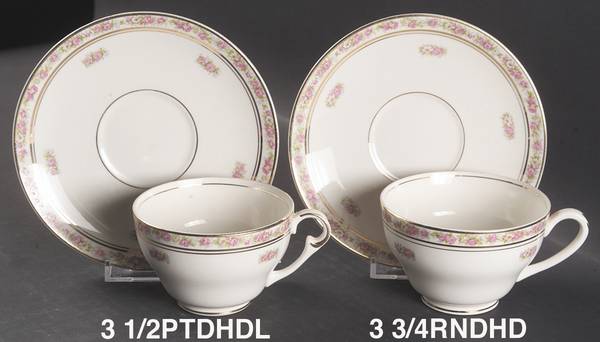 St. Regis Footed Cup & Saucer Set