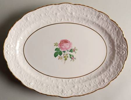Windsor Rose 15" Oval Serving Platter