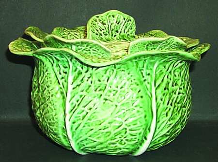 Cabbage Green Tureen &  Lid
