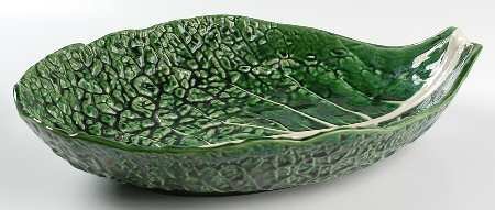 Cabbage Green 14" Large Salad Serving Bowl