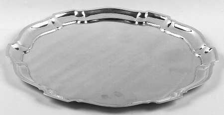 Sterling Hollowware Medium Round Sterling Tray