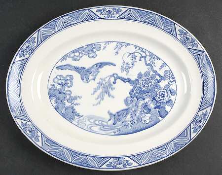 Mallard (No Trim) 14" Oval Serving Platter