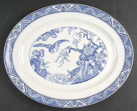 Mallard (No Trim) 16" Oval Serving Platter