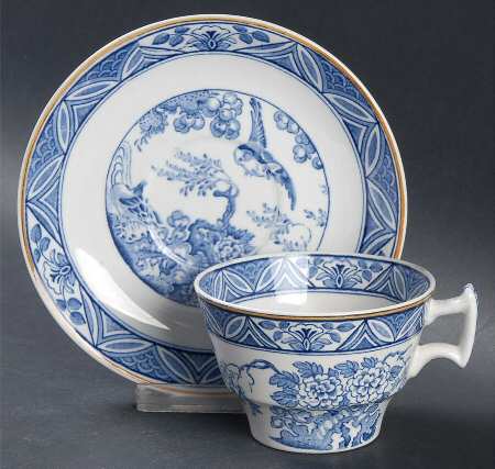 Mallard (No Trim) Flat Cup & Saucer Set