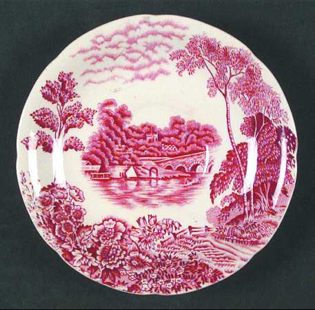 Thames Pink Saucer