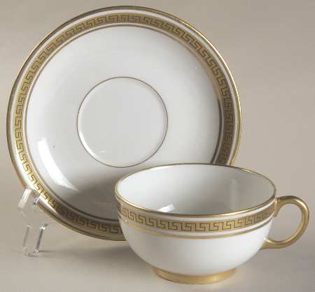 The Athena Flat Cup & Saucer Set