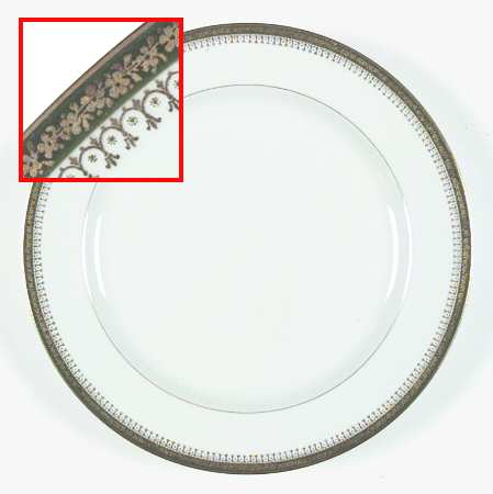 Narbonne (Verge, Rim) Luncheon Plate
