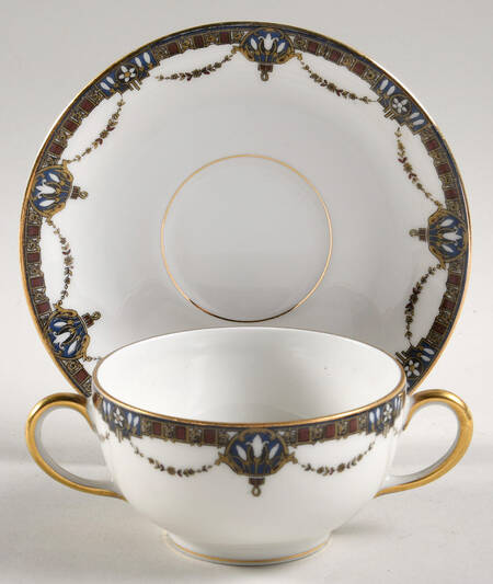 POY2 Flat Bouillon Cup & Saucer